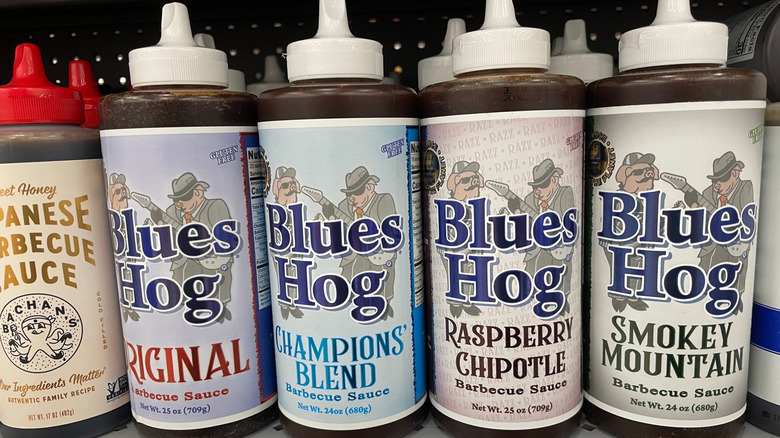 Blues Hog BBQ sauces on store shelves