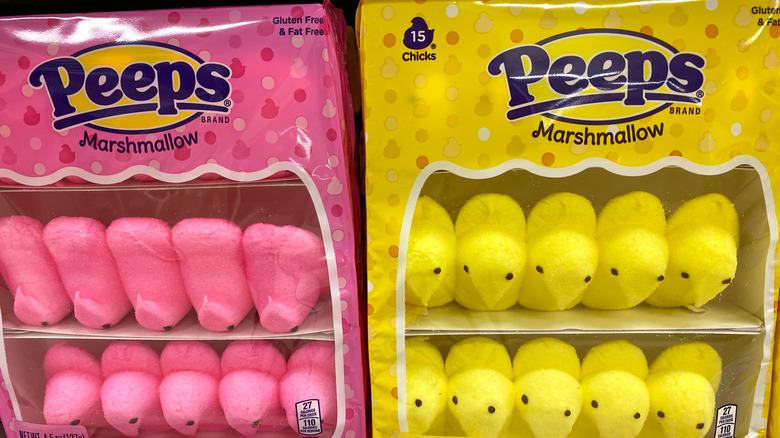 marshmallow peeps chicks