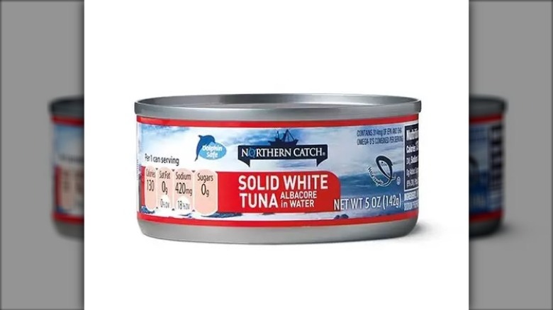 Can of albacore tuna