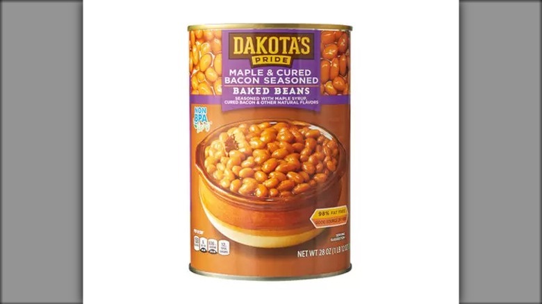Dakota's Pride baked beans can
