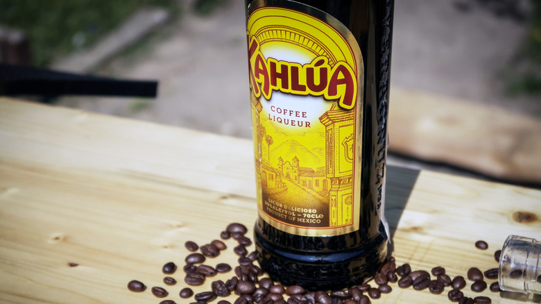 A bottle of Kahlúa