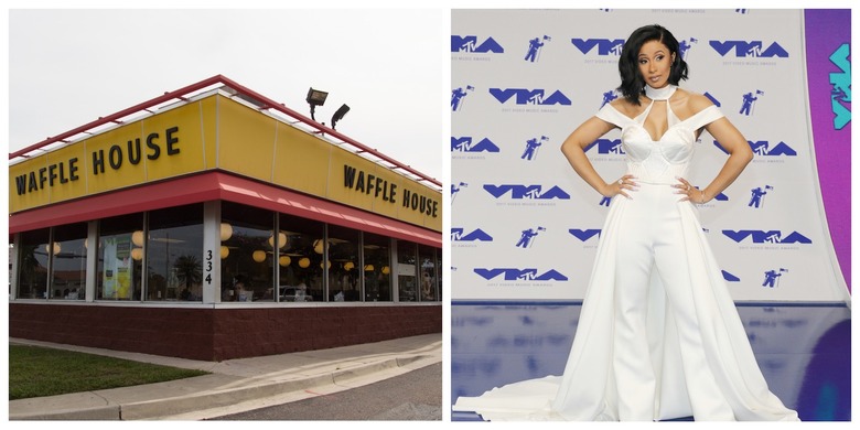 Cardi B waffle house