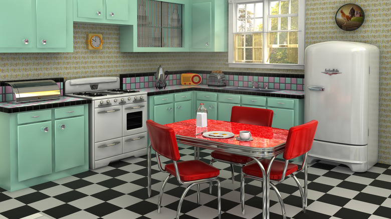 retro style kitchen