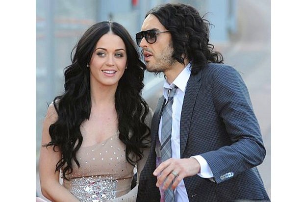 Katy Perry and Russell Brand 