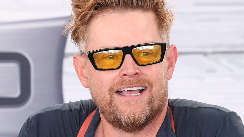 Richard Blais wearing glasses