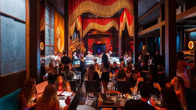 Gekkō restaurant interior