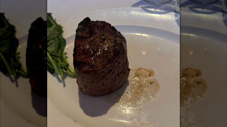 A filet mignon served at The Capital Grille