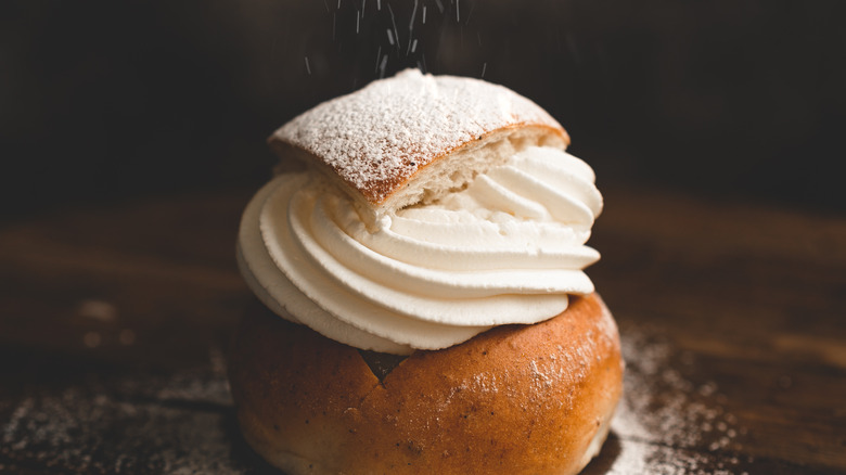 pastry with Chantilly cream