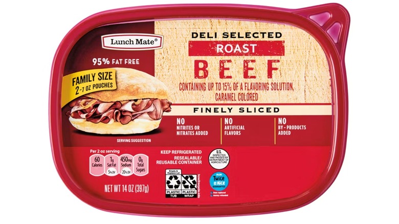 Lunch Mate Family Size Roast Beef