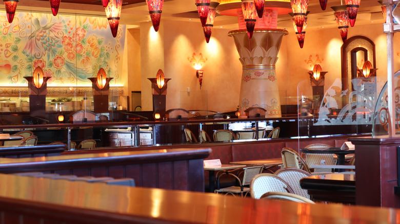 The interior of a Cheesecake Factory