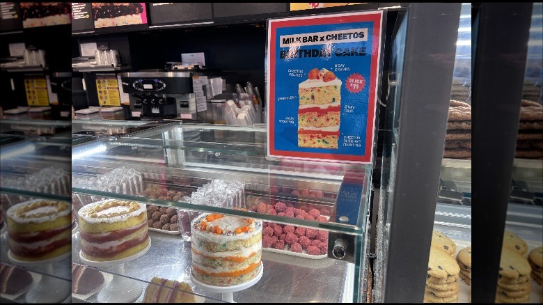 Milk Bar x Cheetos cakes