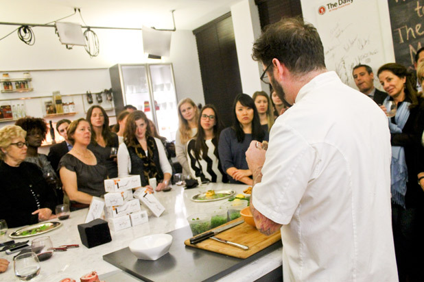 Intrigued Guests Look Onward