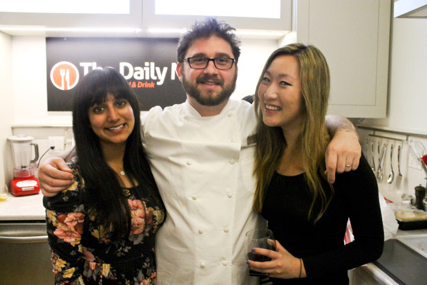 Posing with the Chef