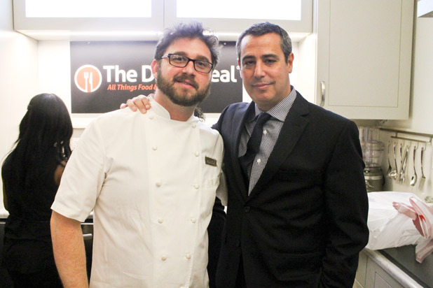 Posing with the Chef