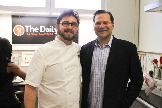 Posing with the Chef 