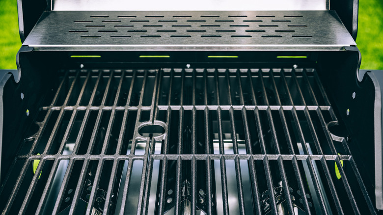 Close up of a grill