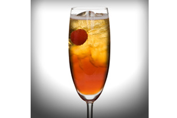 The Cherry Whiskey Fizz Cocktail