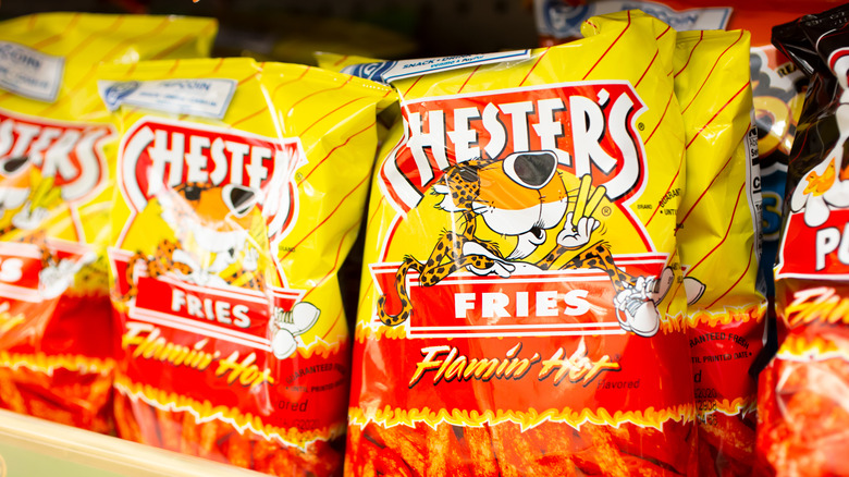 Chester's fries at the supermarket