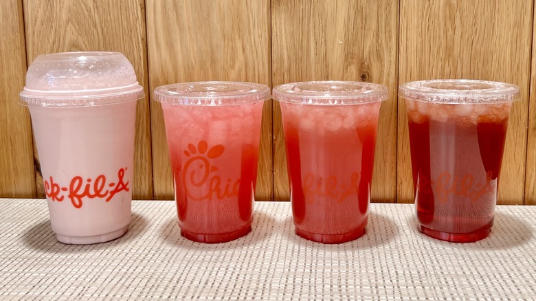 Chick-fil-A Cherry Berry drinks