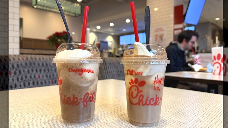 Chick-fil-A floats on a table