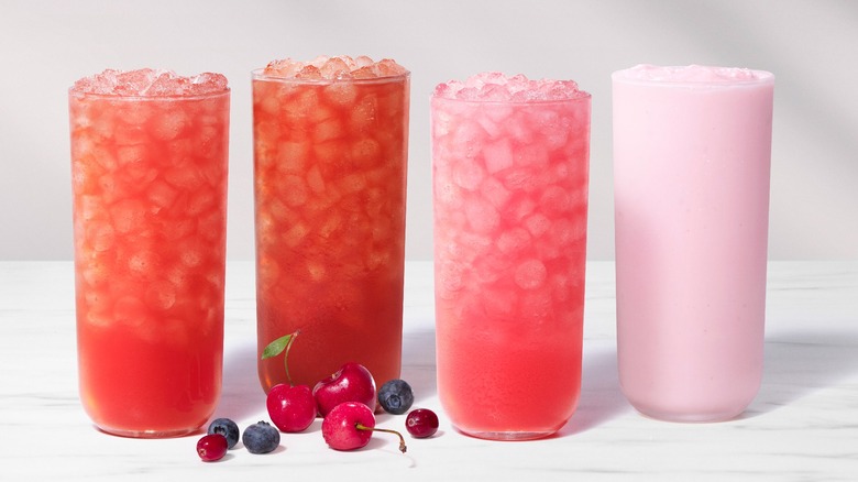 Cherry Berry beverage line