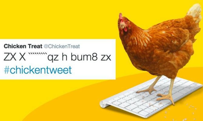 Chicken tweet