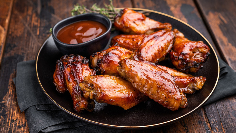 Teriyaki chicken wings