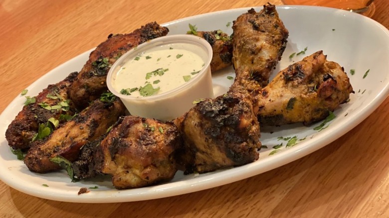 Chargrilled hot wings from Pies and Pints