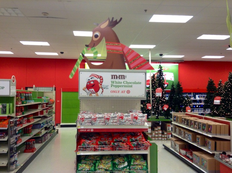 Christmas aisles in fall