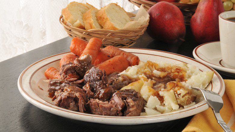 Chuck roast pot roast style