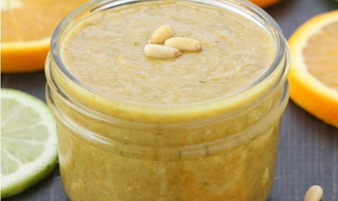 Citrus Pine Nut Butter