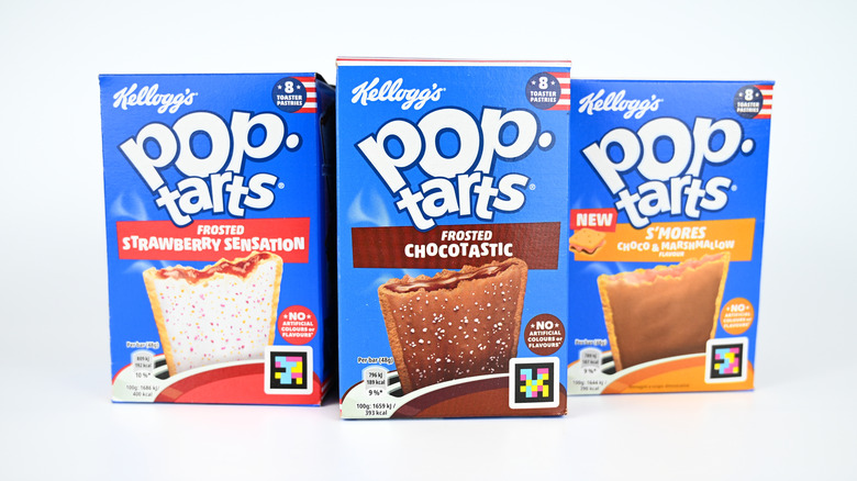 Three boxes of pop-tarts