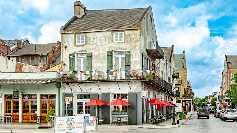 The historic French Market in New Orleans