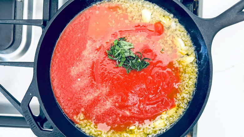 canned tomatoes in oil