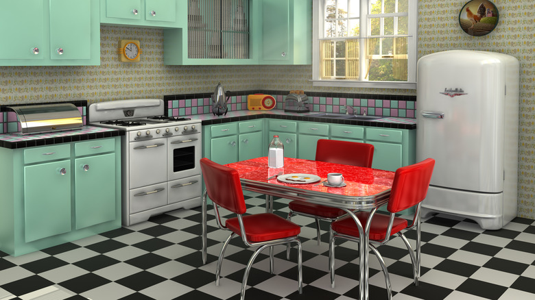 Retro style kitchen