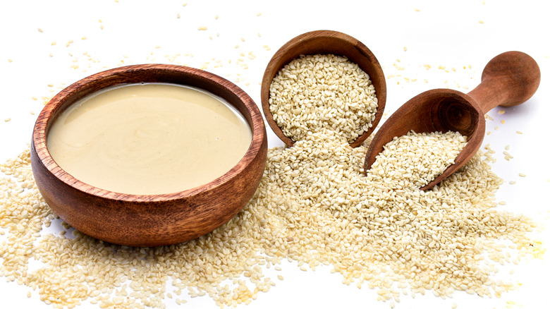 Sesame seeds and tahini