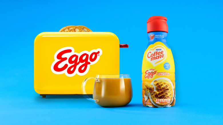 Coffeemate Eggo creamer with waffles