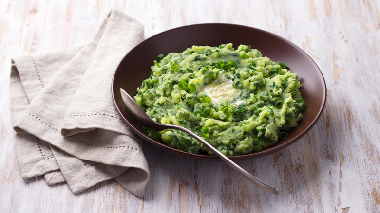 bowl of Irish colcannon