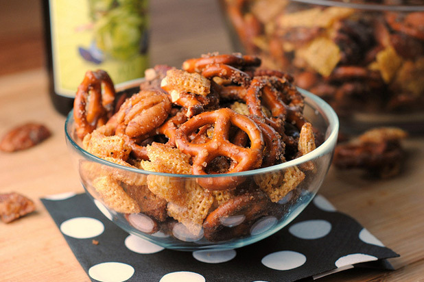 Prevention RD — Sweet and Spicy Nut and Pretzel Mix
