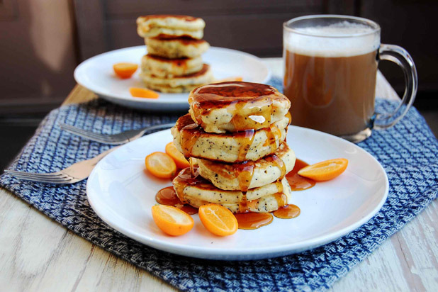 10th Kitchen — Kumquat and Poppy Seed Pancakes