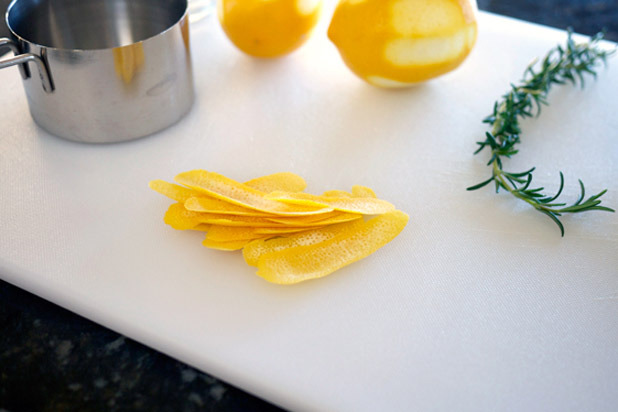 Stir and Strain — Being Seasonal / Mayer Lemon Rosemary Sparkler