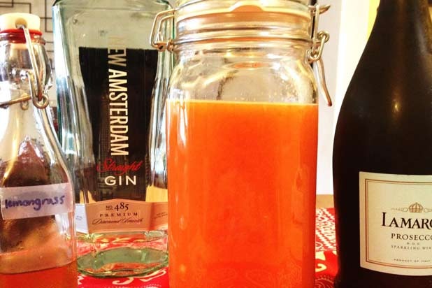 The Lush Chef — Sunset French 75