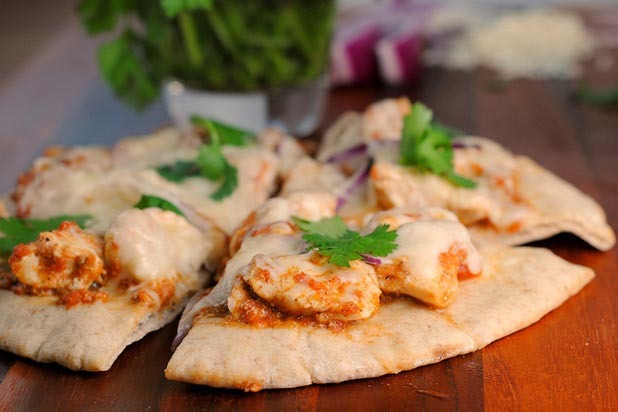 Prevention RD — Chicken Tikka Pizzas