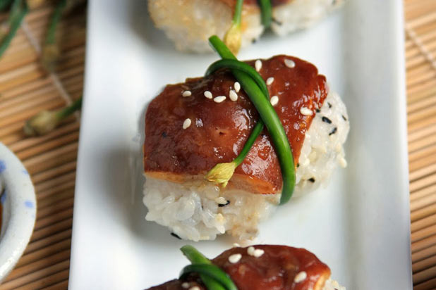 Olives for Dinner — Shiitake Nigiri