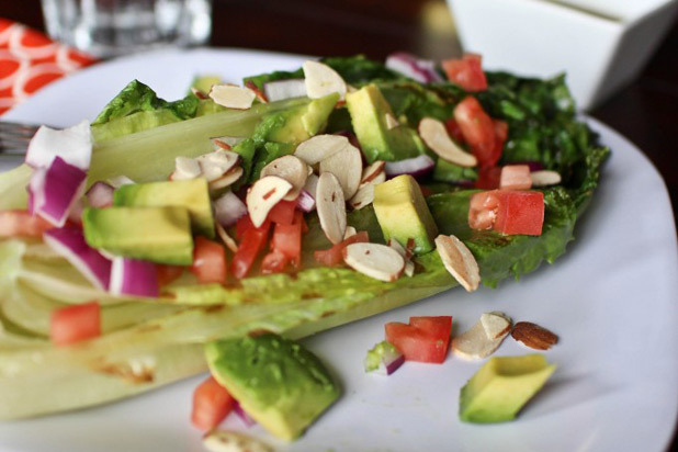 Dinners, Dishes, and Desserts — Grilled Romaine Salad