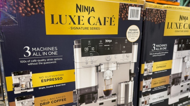packaged ninja luxe 3-in-1 coffee machines