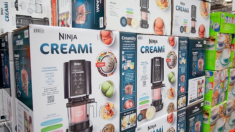 Boxes of Ninja Creami ice cream maker