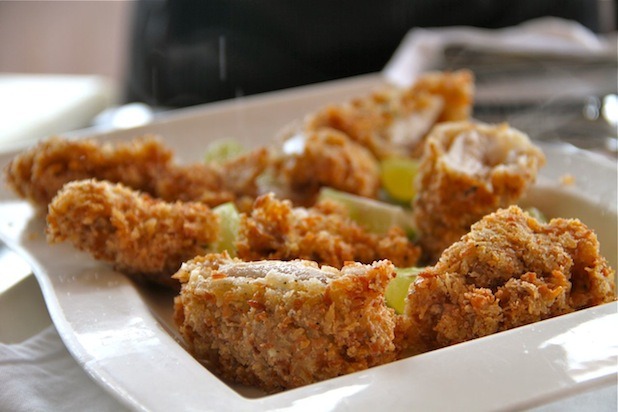 Chef Samuelsson's Coconut-Crusted Fried Chicken.