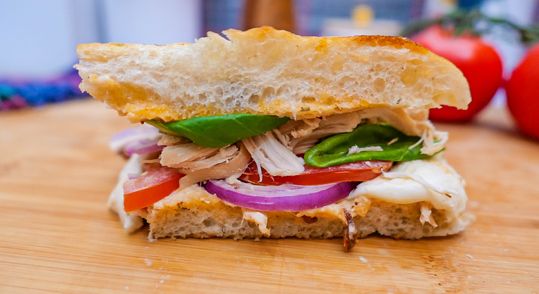 Chicken Caprese Sandwich