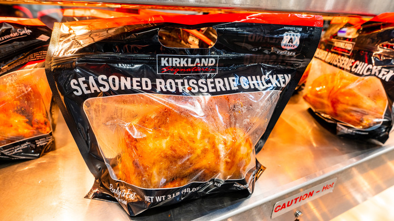 Kirkland rotisserie chicken in bag